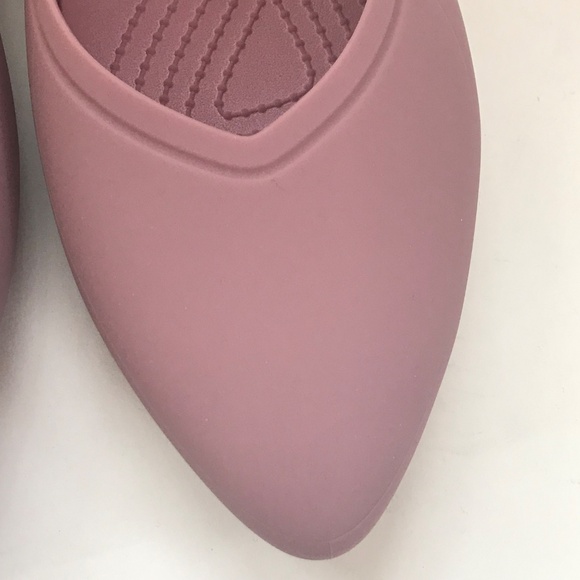 CROCS Brooklyn Pointed Toe Flat Cassis Slip On Ballet Flat Women’s Size 11 - Picture 7 of 16